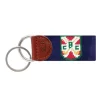 Smathers And Branson Key Fob - Bushwood - Dark Navy