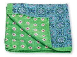 R. Hanauer Green Medallions/Neat Pocket Square