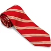 R. Hanauer Red Iverson Stripes Necktie