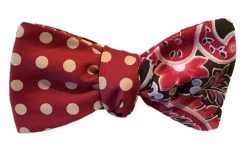 Craig Reagin Paisley/Red Dot Bowtie