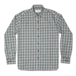 Duck Head Blanton Plaid Shirt - Stormy Blue