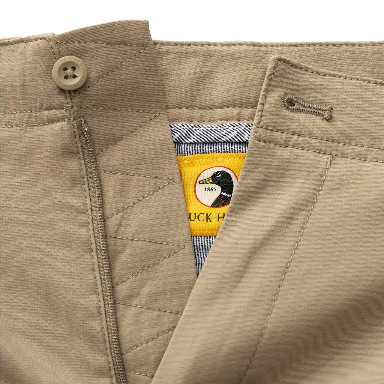 Duck Head Harbor Performance Chino: Khaki 4 Duck Head Harbor Performance Chino: Khaki - Image 4