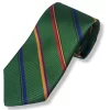 R Hanauer Glenwood Striped Necktie: Felce Green