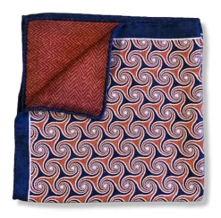 R Hanauer Henna Wingingbrook Pocket Square