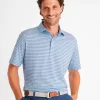 Johnnie-O Carlos Striped Polo: Pompei