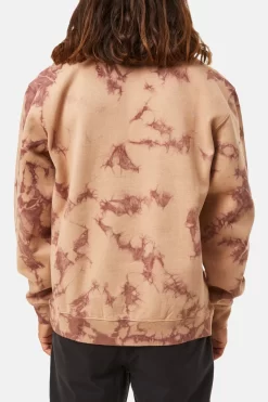 Katin Embroidered Crewneck: Kelp Red Cloud -Selected Fashion Clothing Stores Katin Embroidered Crew Fleece Dusty Pink Kelp Red Cloud 12 5000x 89303.1666818040