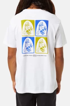 Katin Panel Tee: White