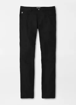 Peter Millar Eb66 Performance Five-Pocket Pant: Black