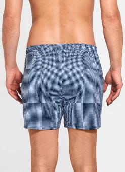 Peter Millar Nebraska Printed Gingham Check Stretch Jersey Boxer - Navy 5 Peter Millar Nebraska Printed Gingham Check Stretch Jersey Boxer - Navy -Selected Fashion Clothing Stores ME0EI03 NAV ALT B CF NEW.jpg.imgo 82710.1559835821