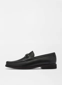 Peter Millar Leather Bit Loafer: Black -Selected Fashion Clothing Stores ME0F60 BLK ALT C 77450.1674496336