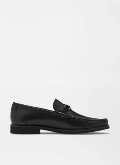 Peter Millar Leather Bit Loafer: Black -Selected Fashion Clothing Stores ME0F60 BLK ALT D 03467.1674496338