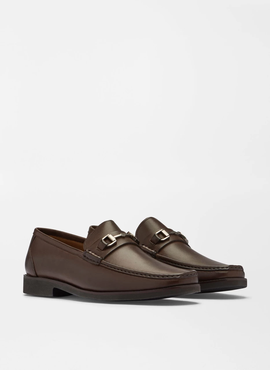Peter Millar Leather Bit Loafer: Brown 2 Peter Millar Leather Bit Loafer: Brown - Image 2