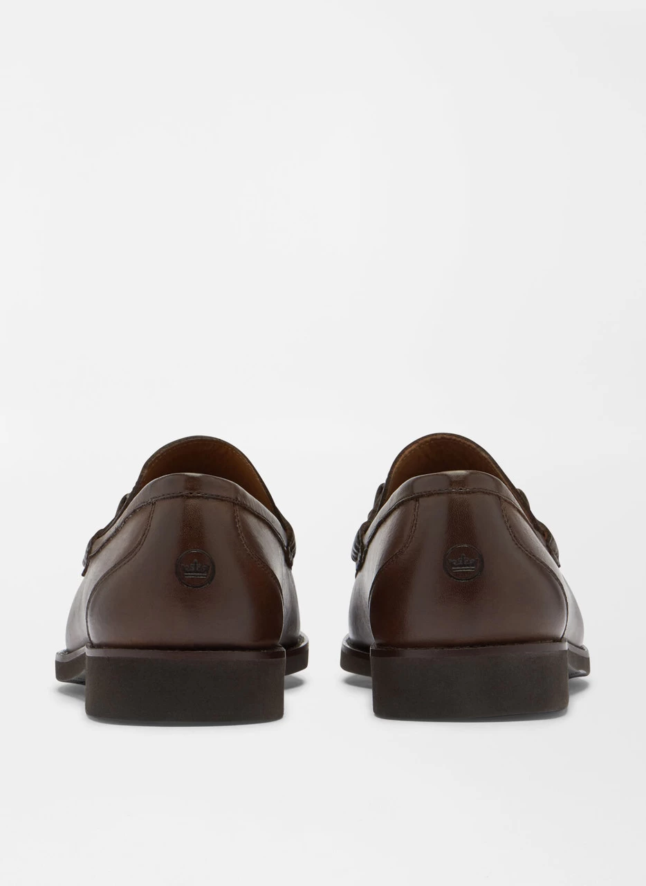 Peter Millar Leather Bit Loafer: Brown 3 Peter Millar Leather Bit Loafer: Brown - Image 3