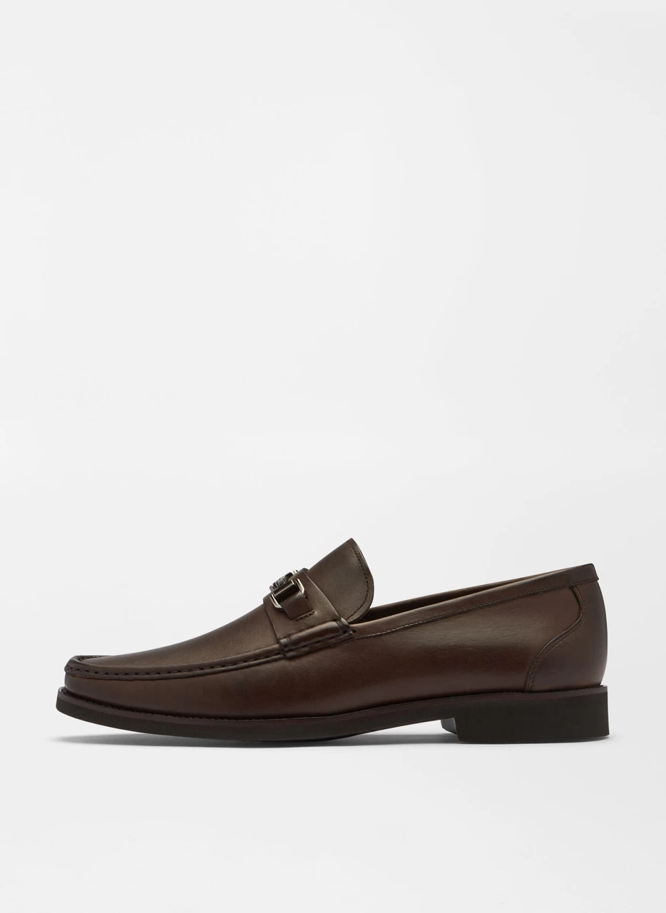 Peter Millar Leather Bit Loafer: Brown 4 Peter Millar Leather Bit Loafer: Brown - Image 4