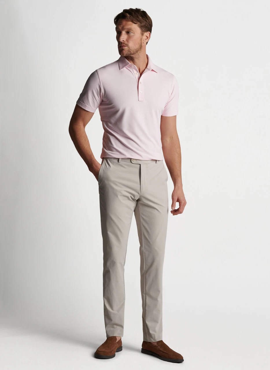 Peter Millar Soul Performance Mesh Polo: Misty Rose 3 Peter Millar Soul Performance Mesh Polo: Misty Rose - Image 3