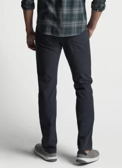 Peter Millar Cotton Flannel Five-Pocket Pant: Iron -Selected Fashion Clothing Stores MF22B01 IRON ALT B CF 94230.1665086111