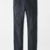 Peter Millar Cotton Flannel Five-Pocket Pant: Iron