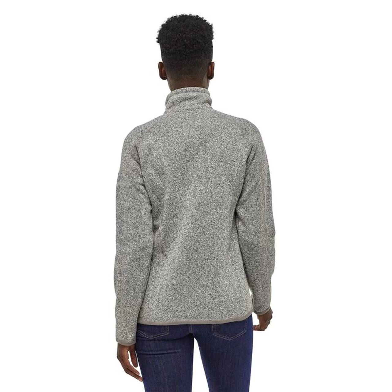 Patagonia Women's Better Sweater® 1/4-Zip Fleece: Birch White - Image 3
