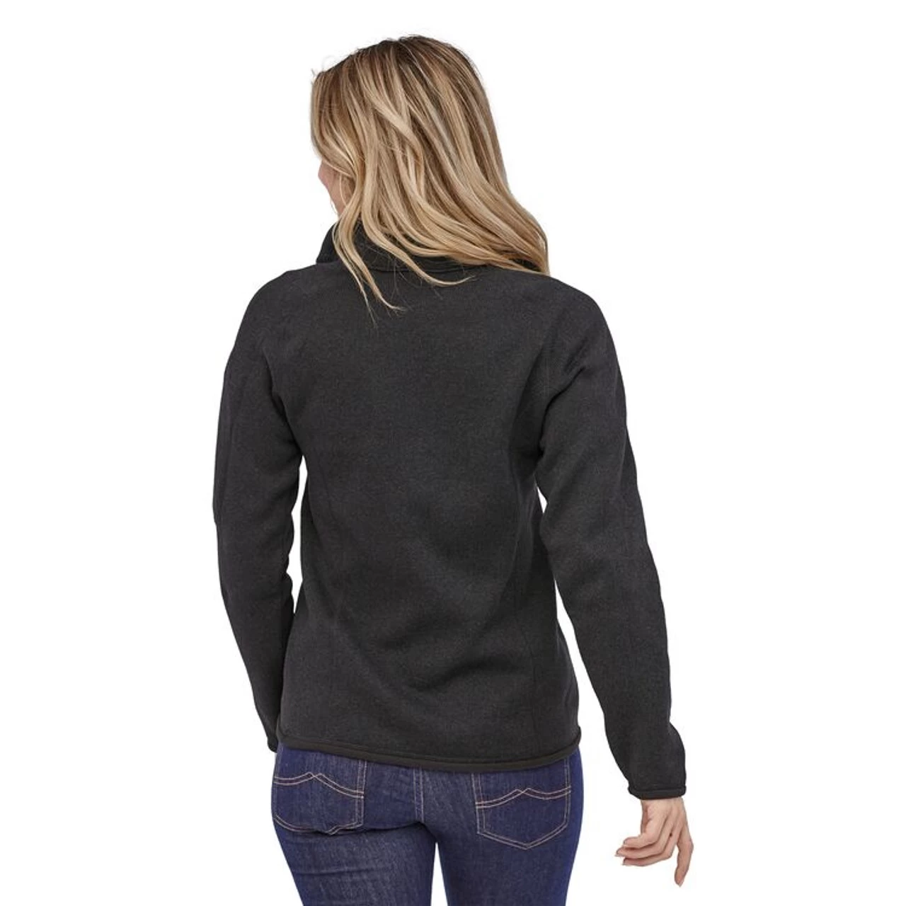Patagonia Women's Better Sweater® 1/4-Zip Fleece: Black 3 Patagonia Women's Better Sweater® 1/4-Zip Fleece: Black - Image 3