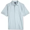 Scott Barber Pima/Silk Pique Polo: Sky