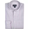 Scott Barber Organic Cotton Plaid Sport Shirt: Lilac