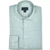 Scott Barber Luxe Windowpane Shirt: Celadon