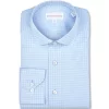 Scott Barber Dobby Windowpane Dress Shirt: Sky