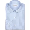 Scott Barber Micro Stripe Dress Shirt: Blue