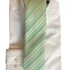 Seaward & Stearn Light Green Stripe Tie