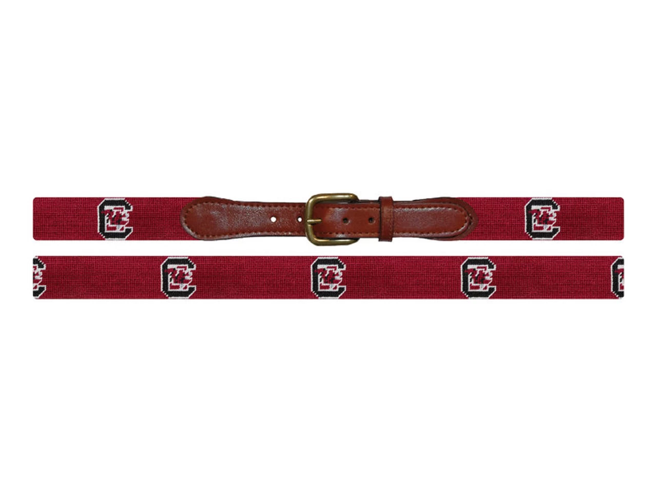 Smathers And Branson USC Needlepoint Belt - Garnet