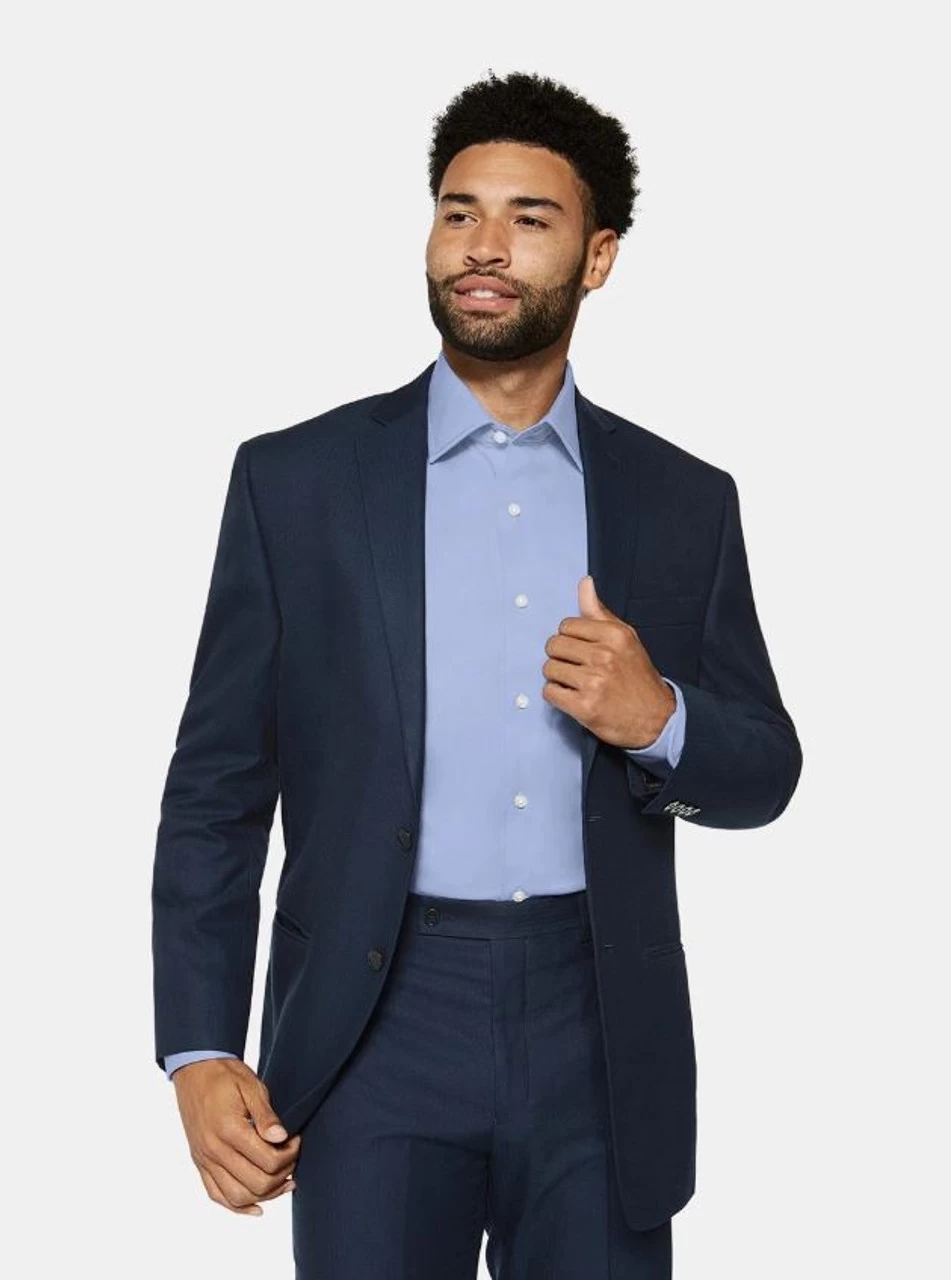 Stantt Wrinkle-Resistant Twill: Light Blue 3 Stantt Wrinkle-Resistant Twill: Light Blue - Image 3