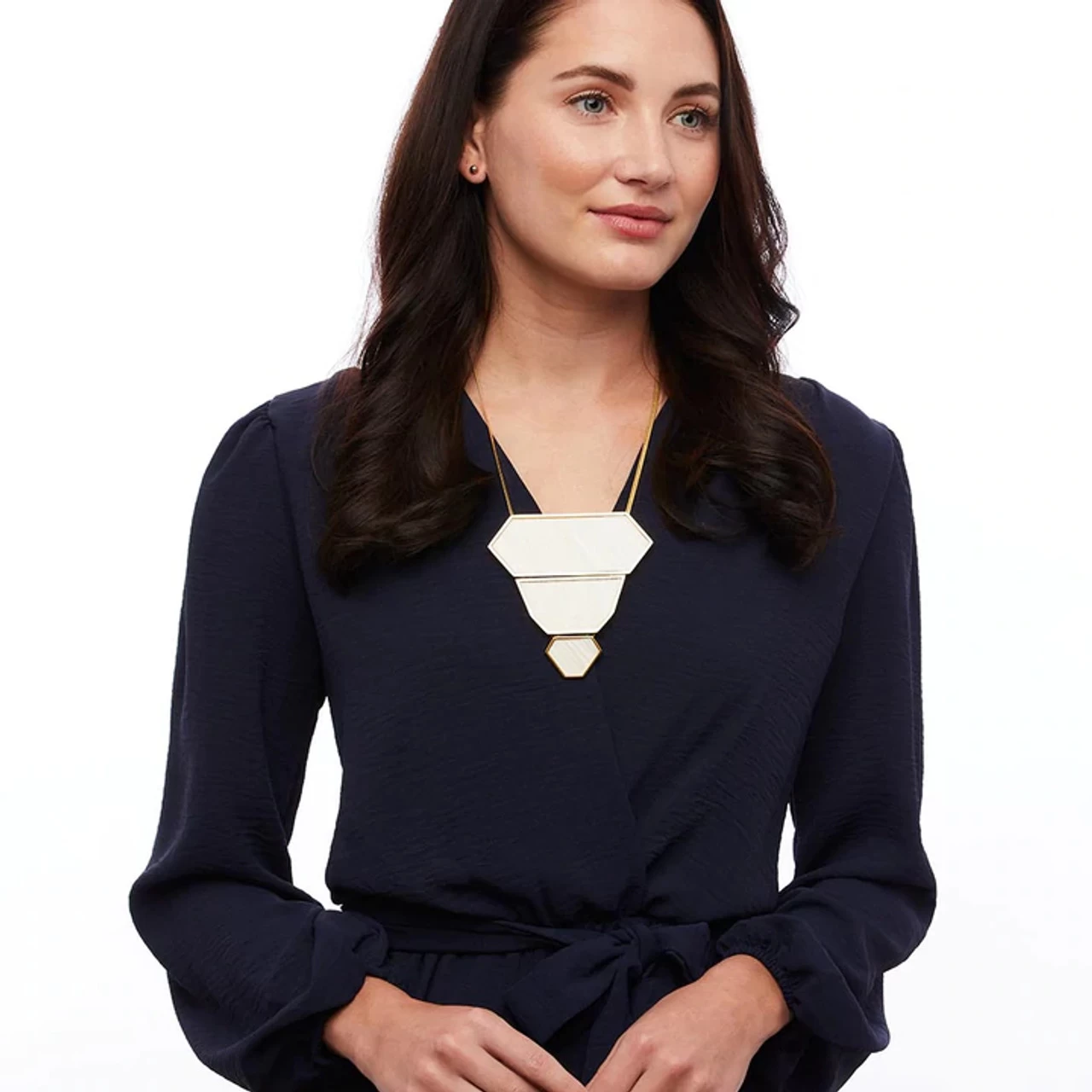 Brackish Statement Necklace: Abyad 4 Brackish Statement Necklace: Abyad - Image 4