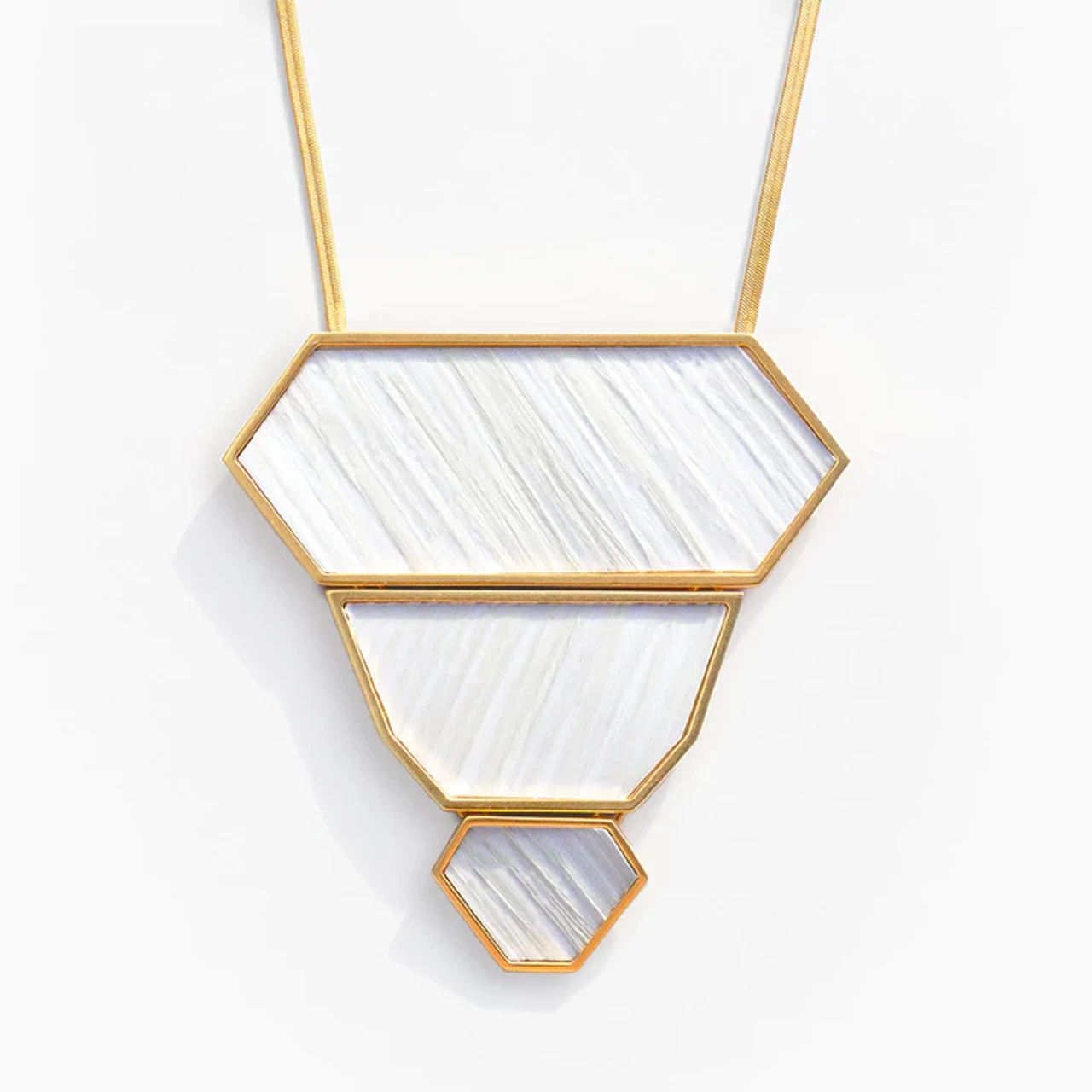 Brackish Statement Necklace: Abyad 1 Brackish Statement Necklace: Abyad