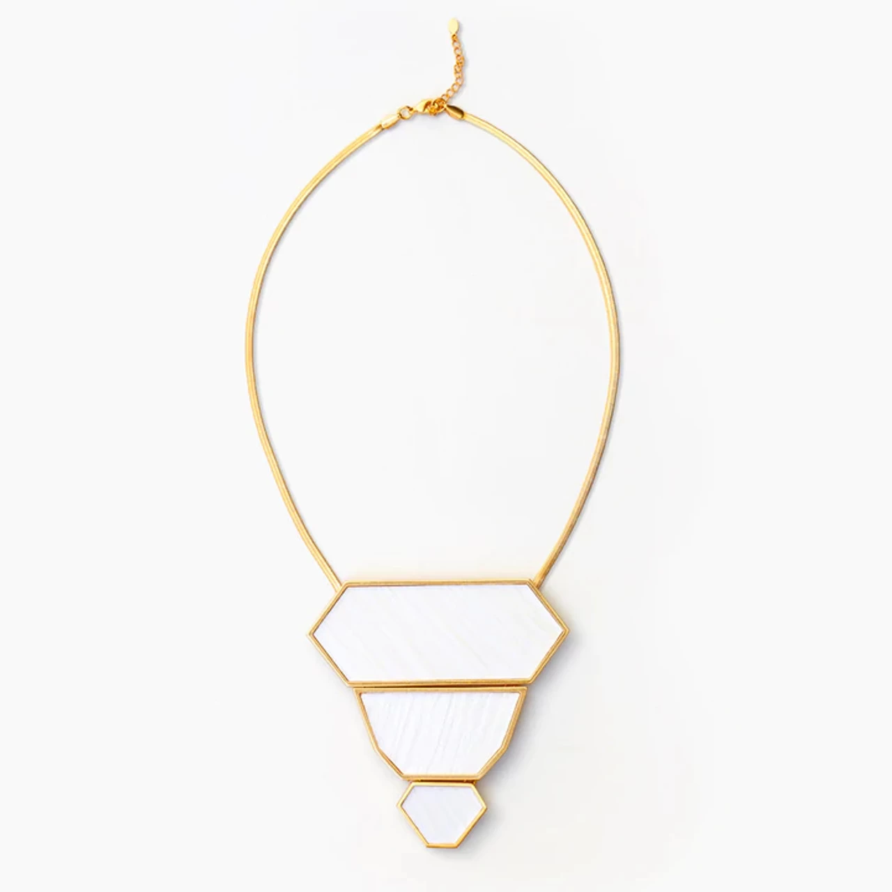 Brackish Statement Necklace: Abyad 3 Brackish Statement Necklace: Abyad - Image 3