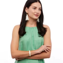 Brackish Thin Cuff : Alba -Selected Fashion Clothing Stores alba feather thin cuff lifestyle 2 720x 80367.1651865050