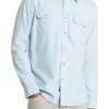 Faherty The Getaway Shirt: Sky