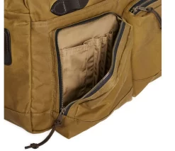 Filson 48 Hour Tin Cloth Duffle Bag: Dark Tan -Selected Fashion Clothing Stores dark5 44709.1669747595