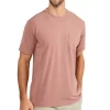 Free Fly Men's Bamboo Flex Pocket Tee: Heather Brick