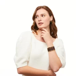 Brackish Wide Cuff: Knock Out -Selected Fashion Clothing Stores knock out feather wide cuff lifestyle 2 720x 93009.1666881908