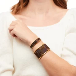 Brackish Wide Cuff: Knock Out -Selected Fashion Clothing Stores knock out feather wide cuff lifestyle 3 720x 07928.1666881912