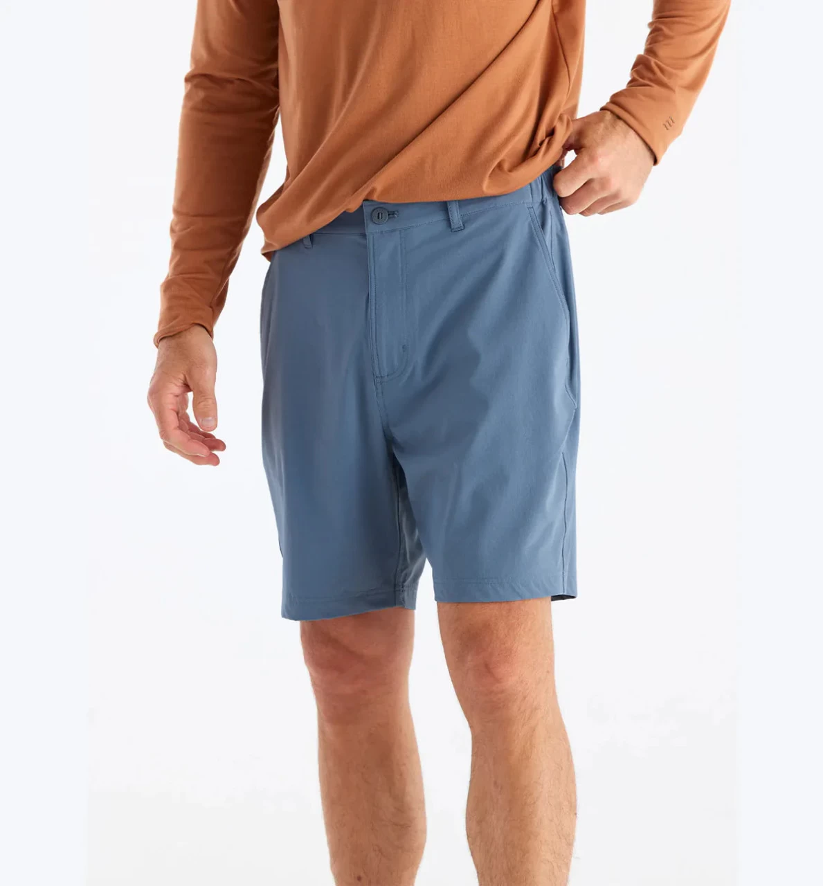 Free Fly Men's Latitude Short: Slate Blue 1 Free Fly Men's Latitude Short: Slate Blue