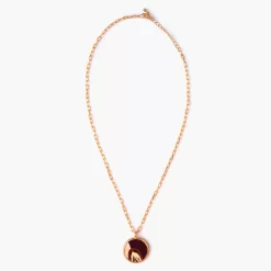 Brackish Circle Necklace: Malu -Selected Fashion Clothing Stores malu feather pendant necklace full 720x 61931.1666892363