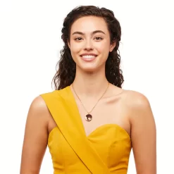 Brackish Circle Necklace: Malu -Selected Fashion Clothing Stores malu feather round pendant necklace lifestyle 2 720x 89404.1666892364