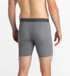 Free Fly Men's Bamboo Motion Boxer Brief: Slate