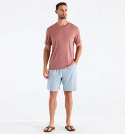 Free Fly Men's Bamboo Motion Tee: Redwood -Selected Fashion Clothing Stores motion tee redwood men 3 13284.1681415720