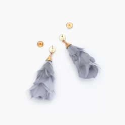 Brackish Statement Earring: Queen Mary -Selected Fashion Clothing Stores queen mary feather statement earrings back 720x 13323.1666891481
