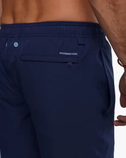 Southern Tide Solid Swim Trunk: True Navy 5 Southern Tide Solid Swim Trunk: True Navy -Selected Fashion Clothing Stores solid swim trunk 3 true navy detail 8828 720x 41040.1677952479