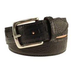 T.B. Phelps Travis Moc Croc Belt: Black