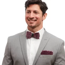 Brackish Bowtie: Wanderer -Selected Fashion Clothing Stores wanderer feather bow tie lifestyle 2 720x 27336.1682711429