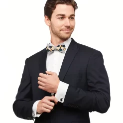 Brackish Bowtie: Wightman -Selected Fashion Clothing Stores wightman feather bow tie lifestyle 3 720x 55375.1666892607